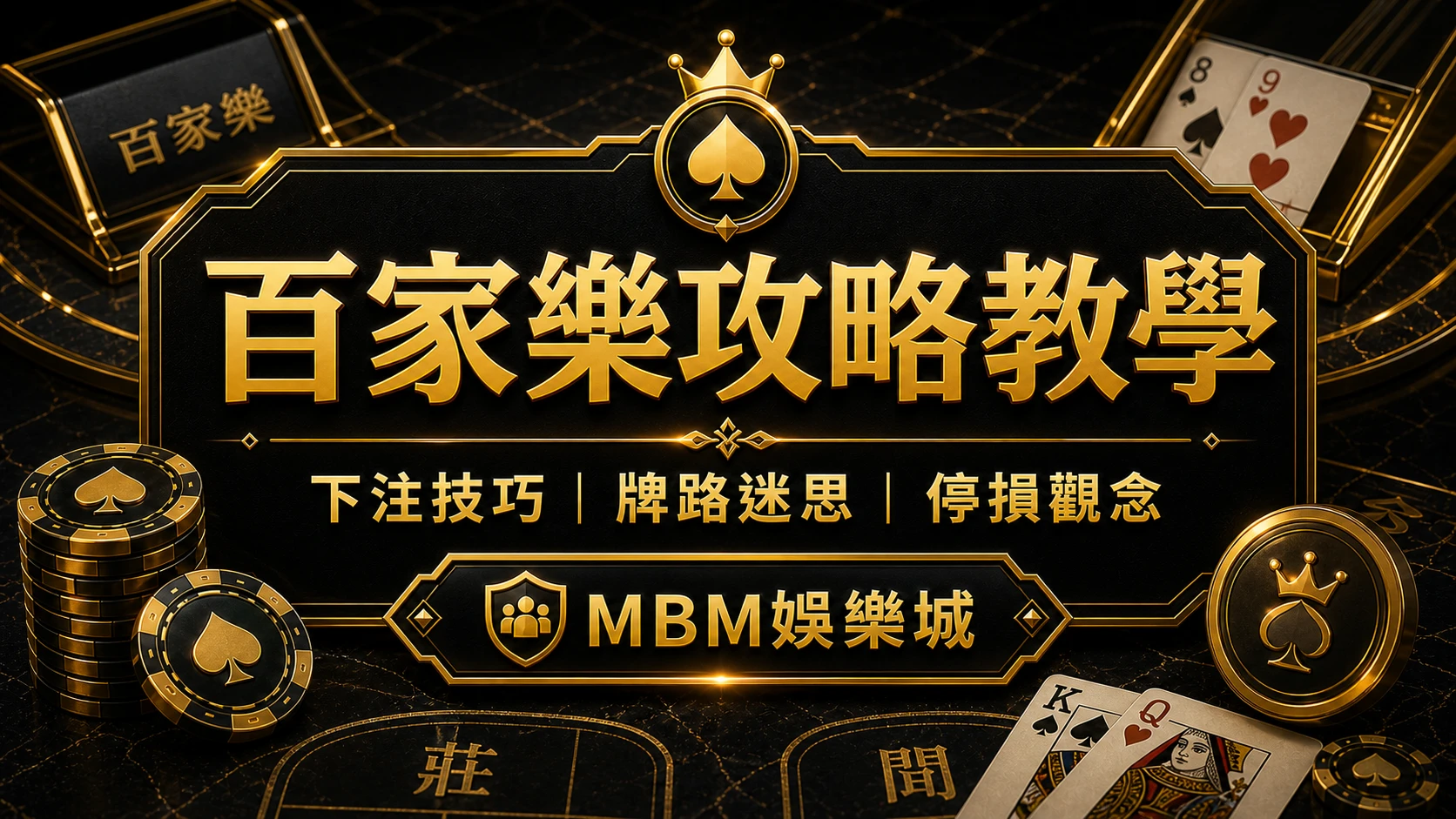 百家樂攻略教學：下注技巧、牌路迷思與停損觀念｜3A娛樂城