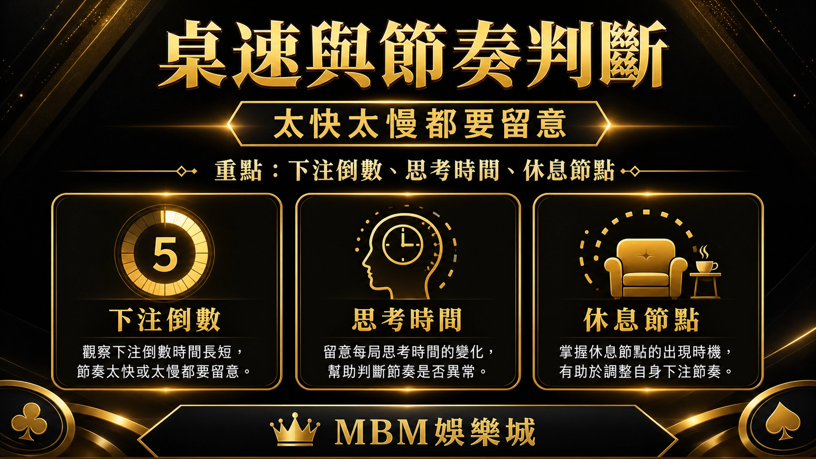 桌速與節奏判斷｜3A娛樂城