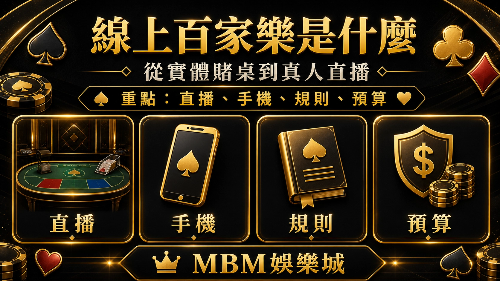 線上百家樂是什麼：從實體賭桌到真人直播的玩法演變｜3A娛樂城
