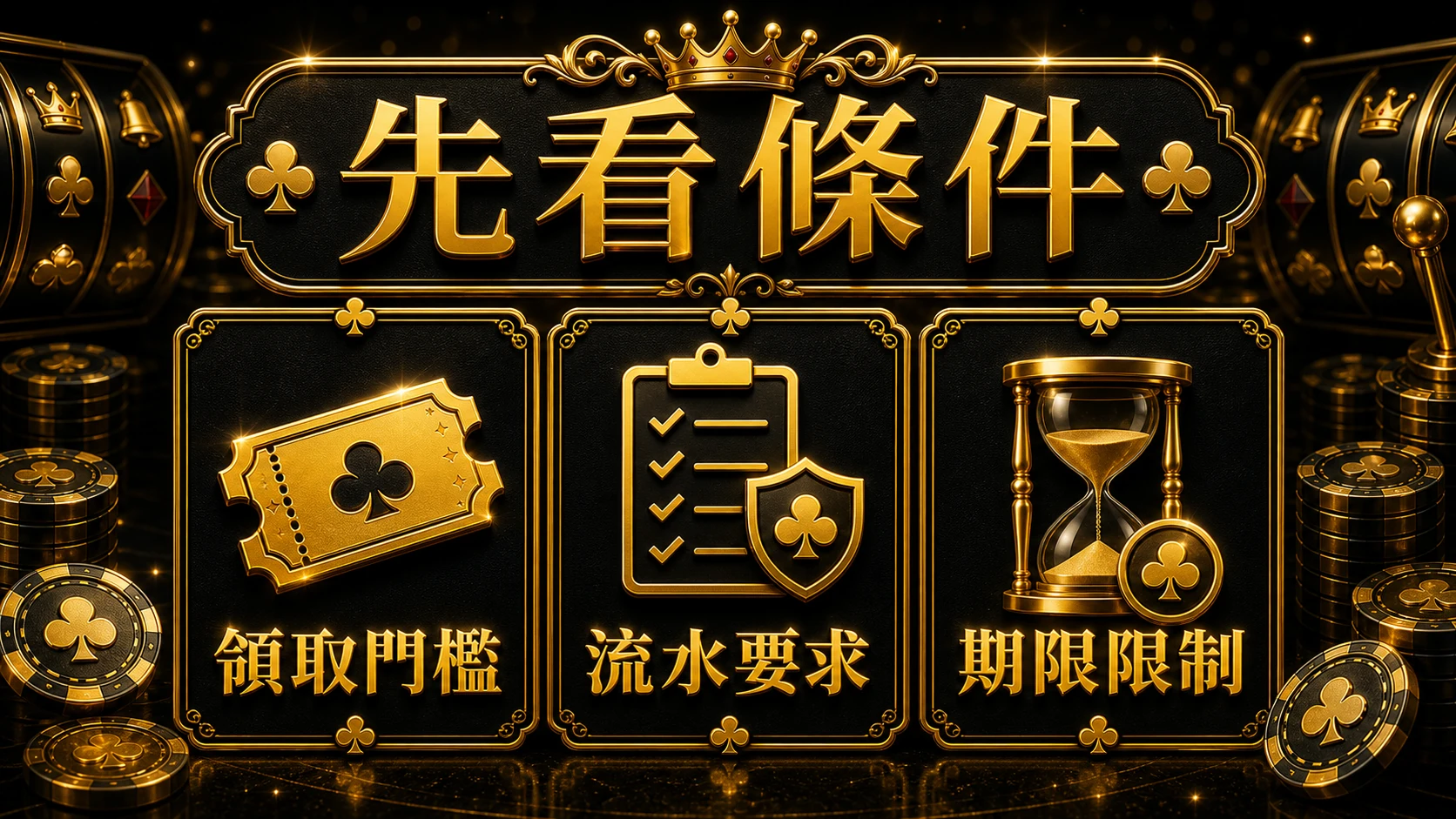 老虎機優惠先看領取門檻流水要求期限限制 3A娛樂城