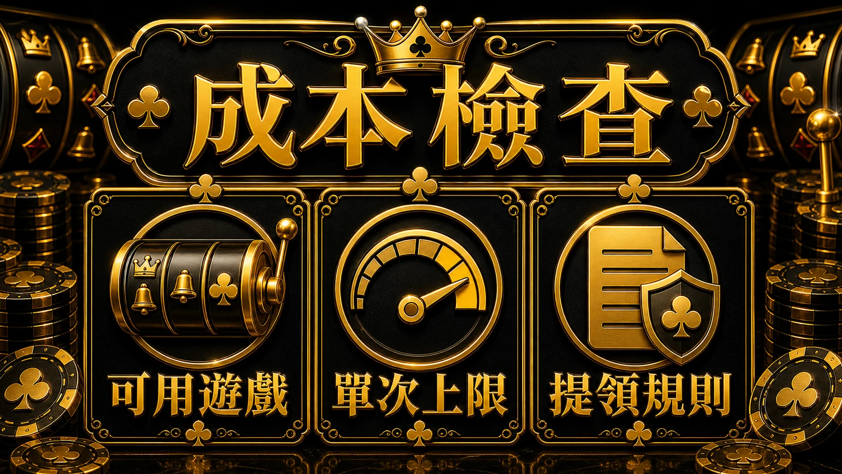 老虎機優惠成本檢查可用遊戲單次上限提領規則 3A娛樂城