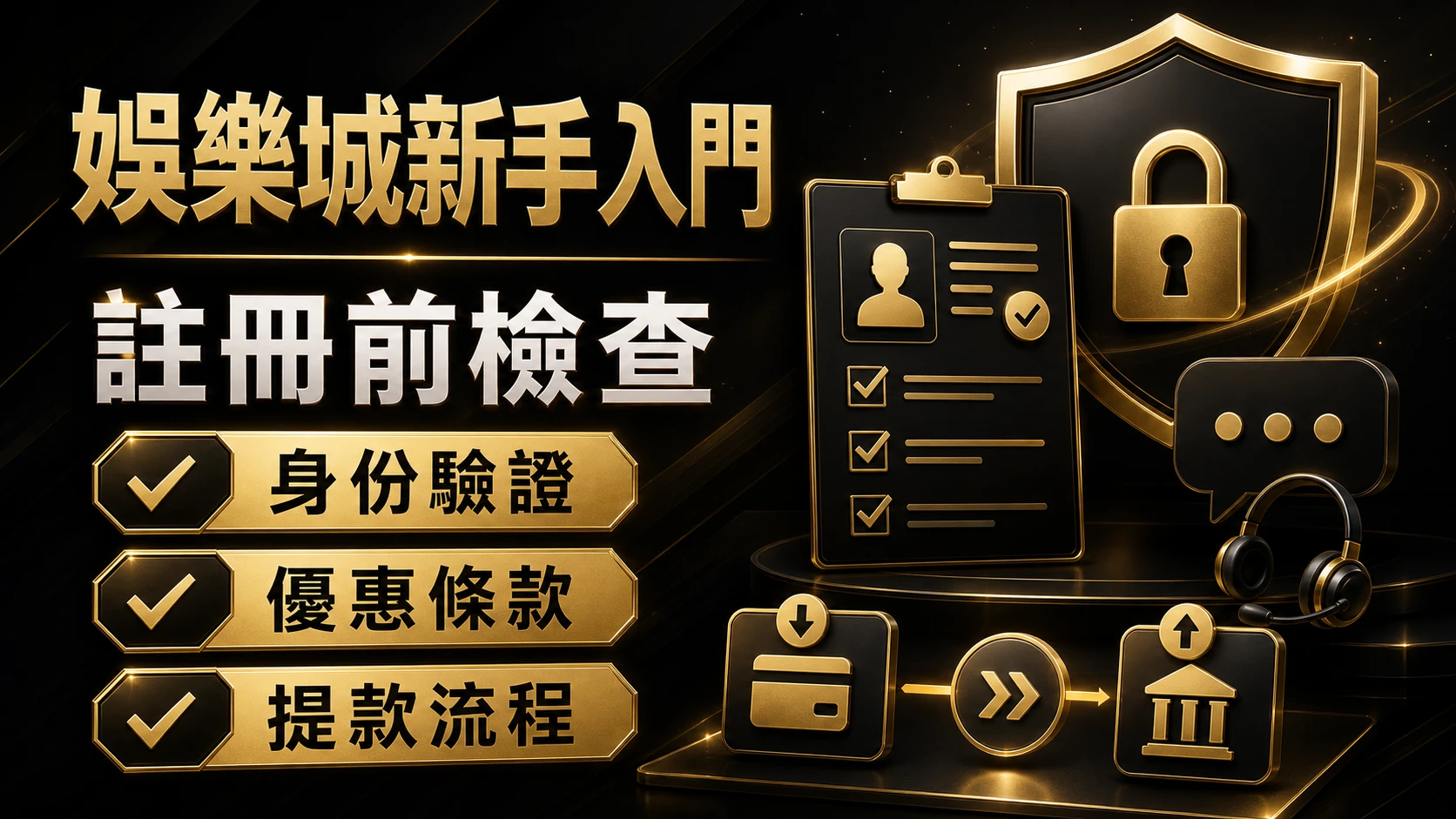 娛樂城新手入門：註冊前檢查