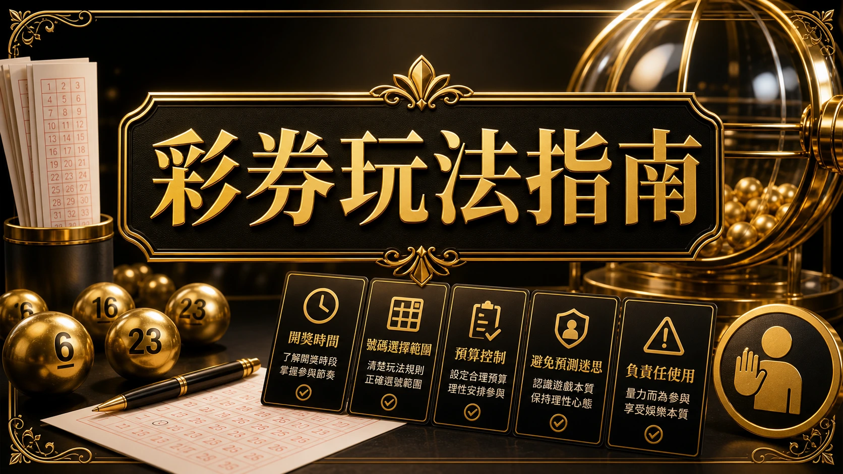 3A娛樂城彩券玩法規則預算與負責任使用指南主圖
